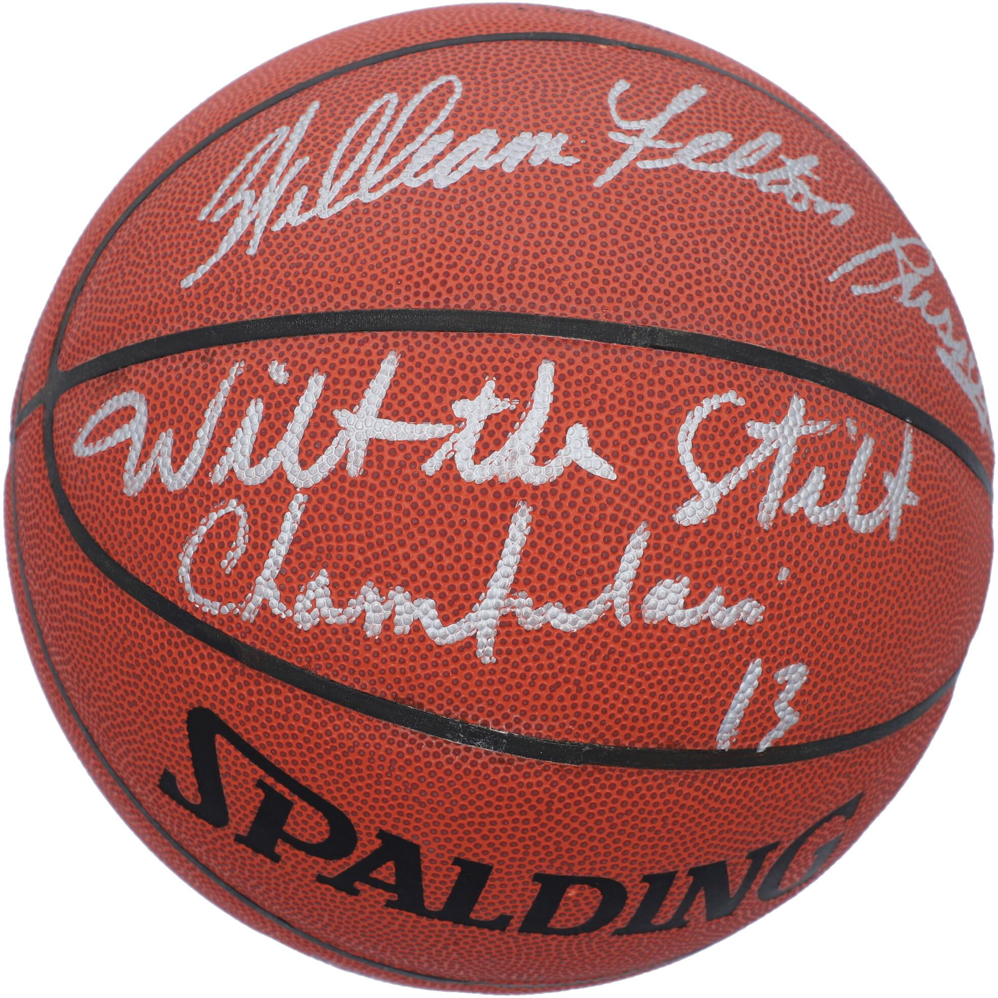 Wilt chamberlain autographed basketball Clearance