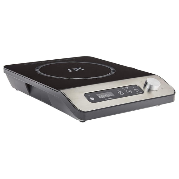 Induction Cooktop 1650W, SR-1884SS Portable Electric Cooktop with Control Knob & Timer, Black Countertop Burner, 13 Keep Warm Settings, Fast & Efficient Cooking