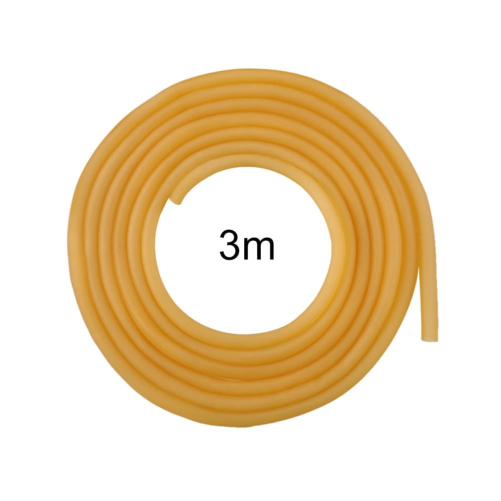 Slingshot bands 3x6mm Rubber Tube Tubing Natural Latex Rubber Band 33ft Stretch 