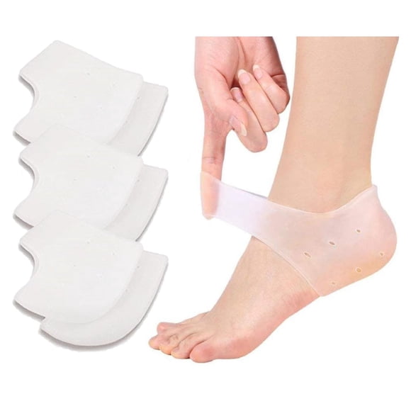 Protectores de talón de gel VivoFoot para prevenir la formación de ampollas, 3 pares