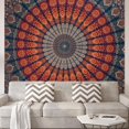 thumbnail image 3 of Tapiz de manta de dormir con estampado geométrico (Mandala16 150x130cm) Likrtyny Libre de BPA, 3 of 9