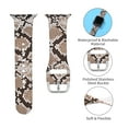 thumbnail image 2 of Bandiction 3 Pack Sport Band Compatible with Apple Watch Band, Silicone Floral Pattern Waterproof Replacement Wristband for iWatch Series SE 8 7 6 5 4 3 2 1, 2 of 6