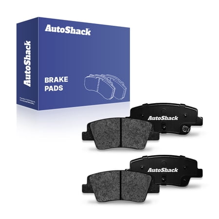 AutoShack Rear Ceramic Brake Pad Set for Hyundai, Genesis & Kia, Ioniq 5 2022-2025 GV70 2022-2026 EV6 2022-2025 Ioniq 6 2023-2025 G80 2021-2024 GV60 2023-2025, AWD RWD L4 2.5L V6 3.5L