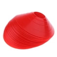 thumbnail image 2 of 25 Pièces / Pack de Cônes de Disque, Marqueurs de Limite, Agilité - Rouge, 2 of 4