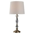 thumbnail image 1 of Kenroy Home Neo Antique Brass with Crystal Accents Table Lamp, 1 of 3