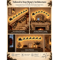 thumbnail image 4 of LED Reindeer Wall Decorations Festive Christmas Lighting for Indoor Display Arrange Deer Glowing Figures Together or Apart to Create Cozy Ambience in Bedrooms Hallways Living Areas 1 Set-A(7PCS), 4 of 9