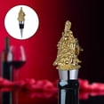 thumbnail image 4 of Tapón de botella de vino con forma de animal, hermético, a prueba de fugas, decoración universal, accesorios de zinc Tapón de uva dorado, 4 of 8