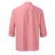 thumbnail image 4 of Autumn And Winter Men's Retro Long Sleeved Cotton Linen Shirt Solid Casual TopL, 4 of 5