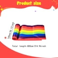 thumbnail image 5 of Yinanstore Rainbow Fun Run Mat Kids Team Building Activity for Backyard Party Team Race 1.4mx8m, 5 of 5