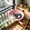Pink, variant on Clamp-On Desk Cat Hammock Bed, 360° Rotatable No Drill Pet Perch with Washable Soft Pad, Space Saving Elevated Cat Bed Supports Up to 50 lbs for Home Office and Gaming Desk(Grey,41.5X6CM)