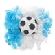 thumbnail image 2 of KAKOWELY Peluca afro rizada para fanáticos de equipos de fútbol, peluca decorativa para fiestas de cosplay, adorno para el cabello de carnaval, 2 of 4