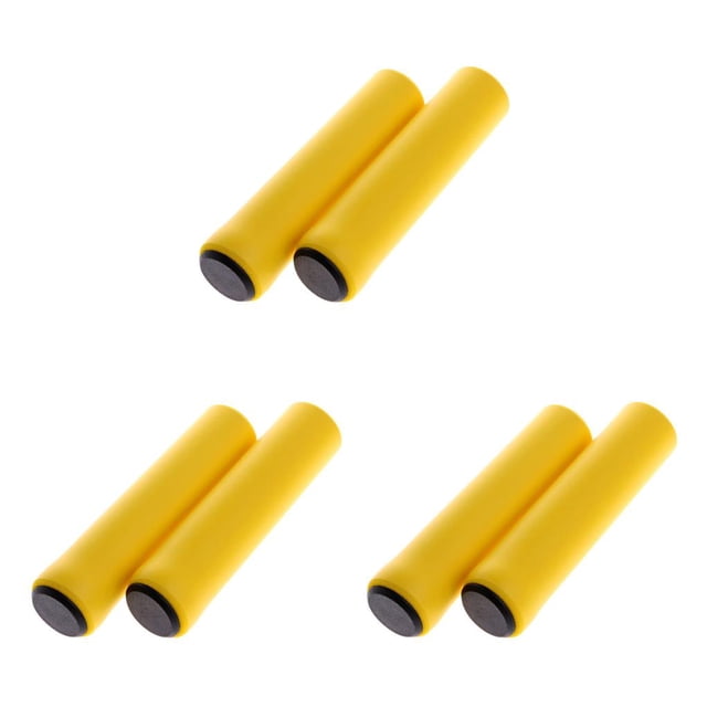 Wosthever 1 par de empuñaduras de manillar de bicicleta, cubierta de bicicleta ajustable, accesorios de agarre, amarillo Type1 NO1