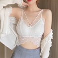 thumbnail image 4 of Womens Sexy Lace vest V Neck Everyday Bra, Sleeveless Tank Crop Top, Summer Top, 4 of 6