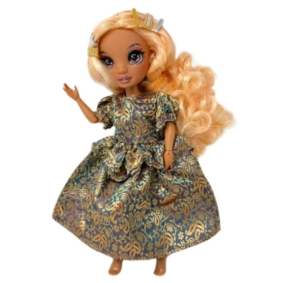 Doll Clothes Superstore Brocade Gown Compatible With LOL OMG And Rainbow High Fashion Dolls
