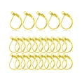 thumbnail image 1 of Mandala Crafts Earring Clasps - Leverback Earring Hooks - Earring Lever Back with Open Loop French Wire Earring Backs Finding for Earrings Jewelry Making Gold 10 X 15mm, 1 of 6