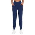 thumbnail image 2 of Rosvigor Yoga Joggers Women Athletic Pants for Women Elastic Crossover High Waisted Tapered Casual Pants with Pockets, 2 of 8