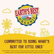 (4 pack) Earths Best Organic Sensitivity Powder Baby Formula with Iron DHA & ARA, 21 oz Canister