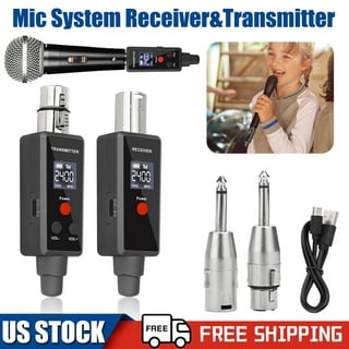 Fesley Wireless XLR Microphone Transmitter Receiver