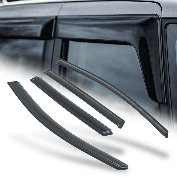 M-AUTO 4 Pieces Tape-On Window Visor Shade Vent Wind Rain Sun Deflector for 2017-2022 Honda CR-V