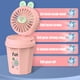 thumbnail image 5 of XWSHYW Electrodomésticos Ventilador Portátil Mini Ventilador de 4 Velocidades Mini Ventilador Recargable Adecuado para Niños Mujeres Hombres Viajes Interior y Exterior Maquillaje Pequeño Refrigerador, 5 of 6