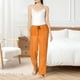thumbnail image 4 of Balery Orange Glitter2 Pantalones de pijama para mujer, pijamas ultraligeros, pantalones de estar por casa-Small, 4 of 6