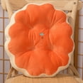 thumbnail image 4 of Thickened Memory Foam Seat Cushion - 16.5" x 16.5" Car, Office & Floor Pillow with Lumbar Support - Soft Flock Cover, Multiple Colors (Pink, Yellow, Green, Orange) - 1PC, 4 of 8