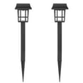 thumbnail image 2 of Solar Garden Lights, 2-pack, Plastic Outdoor Yard Lighting, Automatic Warm White Led, for Courtyard, Pathway, and Landscape Decoration, by FAJHHA, 2 of 7