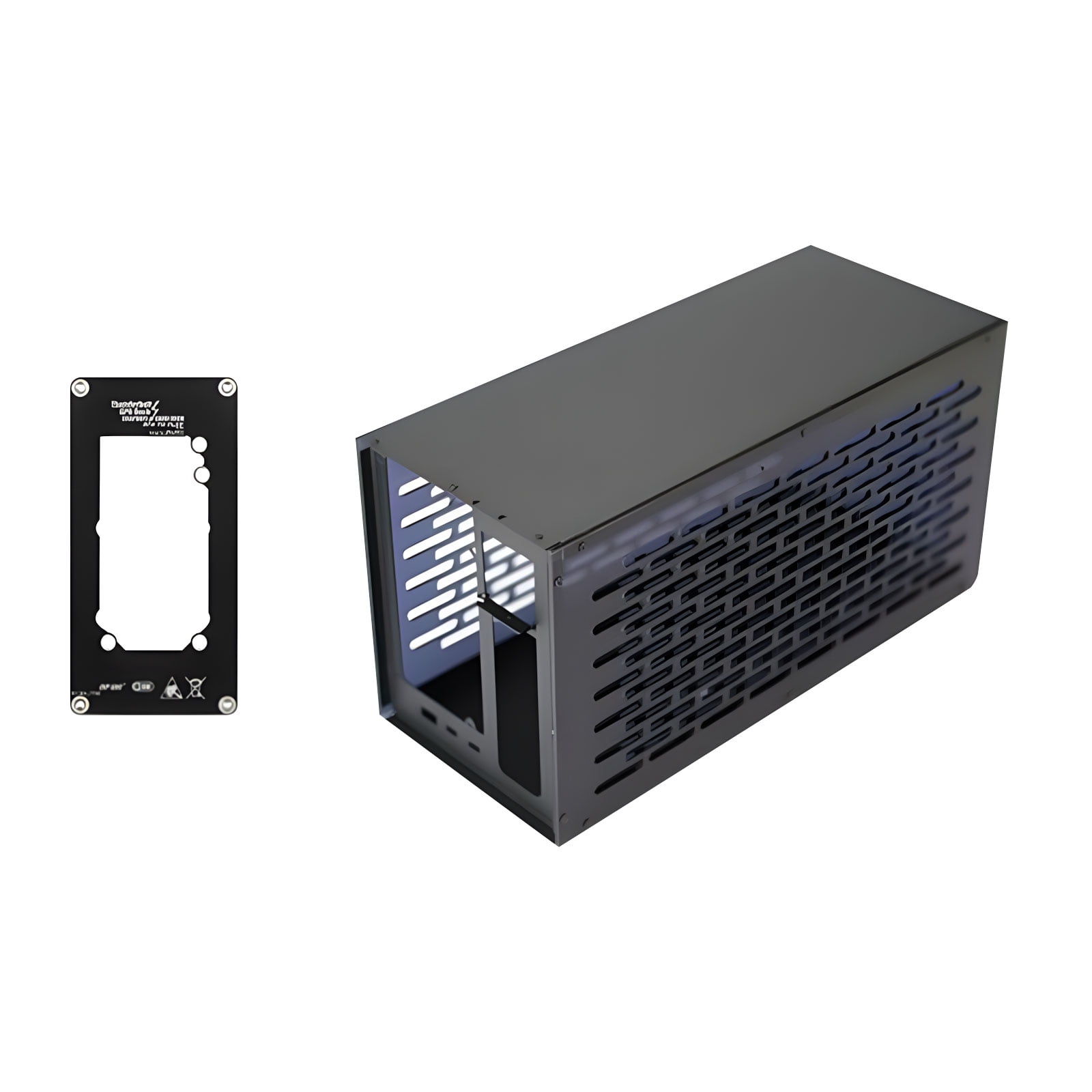 1Set TH3P4G3 Metal Housing Box Gaming GPU Expansion Case with Bracket Enhancing Graphics Capabilities