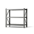 thumbnail image 3 of Living Room Shelving Units 3-Tier Industrial Shelving Rack - 47in, Heavy Duty Steel Shelving Unit Adjustable, 51.2" W*23.6" D*47.3"H, Black, Requires Assembly,Display Cabinets For Living Room, 3 of 8