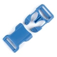 thumbnail image 4 of 10 - 1 inch Blue Contoured Side Release Plastic Buckles YKK, 4 of 5