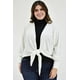 thumbnail image 1 of Cardigan con nudo Roman Fashion Tallas Extras 1847 Blanco 36, 1 of 6