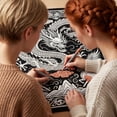 thumbnail image 3 of SUYOLL DIY Coloring Blanket Washable Art Project Cozy Home Blanket For Seasonal Birthday And Holiday Gifts Creative Craft Throw Blanket For Adults And Kids, 3 of 6