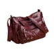 thumbnail image 2 of Bolso de hombro para mujer, de piel sintética, tipo bandolera, ideal para el trabajo, fiestas, regalos de primavera. Rojo, 2 of 9
