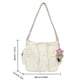 thumbnail image 3 of Bolso de mano informal para mujer, Bolso de hombro de gran capacidad, pana para adolescentes y estudiantes, 3 of 8