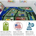 thumbnail image 3 of KidCarpet.com Total Transportation Road Rug 4' x 6' Rectangle, Multicolored Educational Kids Play Town Rug for Nursery, Bedroom, Daycare Children Area Rug | Carpet for Kids Bedroom and Playroom, 3 of 4