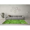 thumbnail image 3 of Ahgly Company Indoor Square Abstract Green Modern Area Rugs, 3' Square, 3 of 4