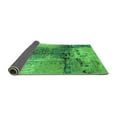 thumbnail image 2 of Ahgly Company Indoor Round Oriental Green Industrial Area Rugs, 5' Round, 2 of 4