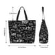 thumbnail image 5 of Balery Travel The World Bolsa Tote Estilo Estético con Cremalleras, Bolsa de Hombro, Bolsa de Compras Grande y Plegable, 5 of 8