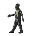 thumbnail image 3 of Smiffys 45124L Multicolor Glow in the Dark Skeleton Costume with Bodysuit, Mask & Gloves - Large, 3 of 4