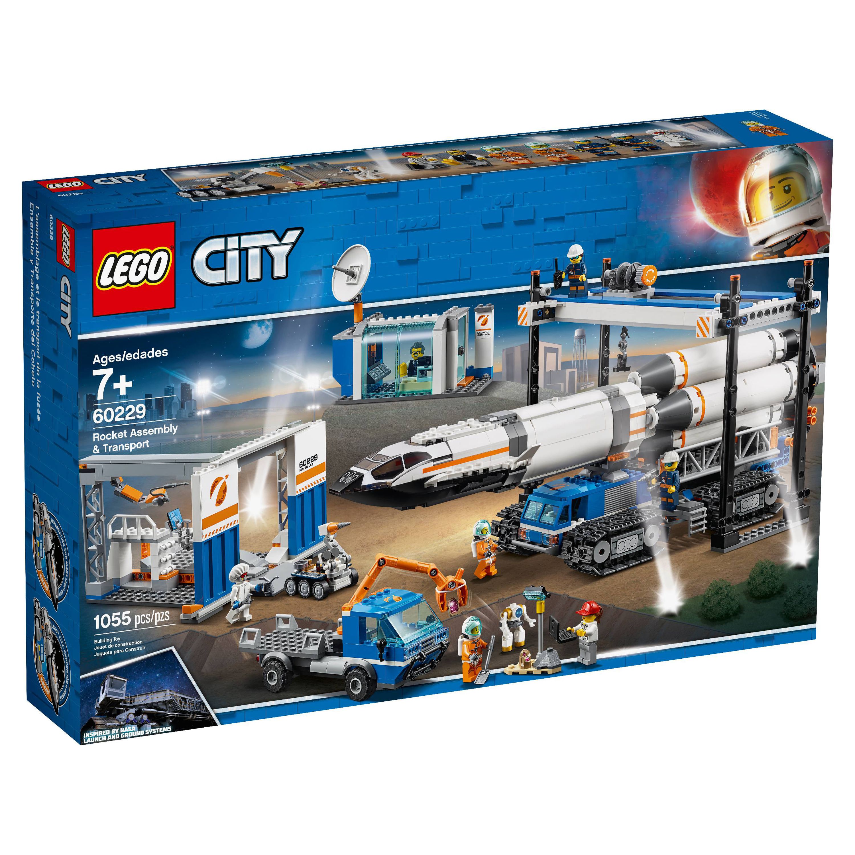 LEGO City Space Rocket Assembly & Transport 60229 Toy Set (1055 Pieces) - image 5 of 8