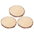 thumbnail image 6 of HEMOTON Natural Wood Circles for DIY Crafts and Home Decoration Creative Unfinished Wood Slices for All Ages 3pcs, 6 of 8