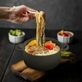 thumbnail image 4 of Kieccall Ramen Bowl Set Bamboo Fiber Microwave Safe Bowls for Home Kitchen Dining with 6-Piece 40.58 fl oz Set, 4 of 7