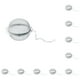 thumbnail image 1 of Infusor de té de Acero inoxidable Wosthever 4,5 cm 10piezas, 1 of 5