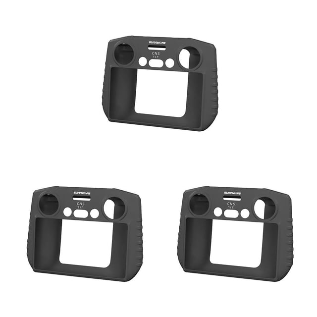 Seitruly Funda de Control remoto a prueba de polvo a prueba de arañazos cubierta protectora de controlador de repuesto para Mini 3 Pro negro Type1 NO1