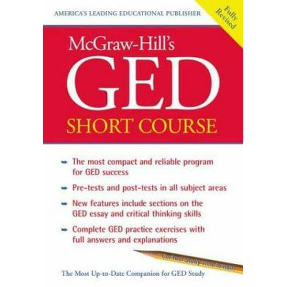 Pre-Owned McGraw-Hill's GED Short Course : The Most Compact and Reliable Program for GED Success (Paperback) 0071400265 9780071400268