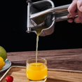 thumbnail image 3 of Exprimidor de limón de acero inoxidable real, exprimidor de cítricos, exprimidor manual de trabajo pesado, extractor de jugo, exprimidor de naranja, lima y pomelo, 3 of 5