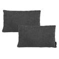 thumbnail image 1 of Cojin Riñonera Decorativa Rectangular Set de 2 Gris Carbon, 1 of 4