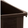 thumbnail image 3 of Carlisle 34202369 TrimLine Rectangle Waste Container Trash Can Only, 23 Gallon, Dark Brown Pack of 4, 3 of 6