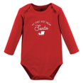 thumbnail image 3 of Hudson Baby Cotton Long-Sleeve Bodysuits, 3- Pack, Newborn- 24 Months, 3 of 5