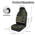 thumbnail image 6 of POLERO Protective Interior Protectors for Automobile Polyester Elastic Car Front Seat Cover Protector, Camouflage USA Flag Pattern, 6 of 12